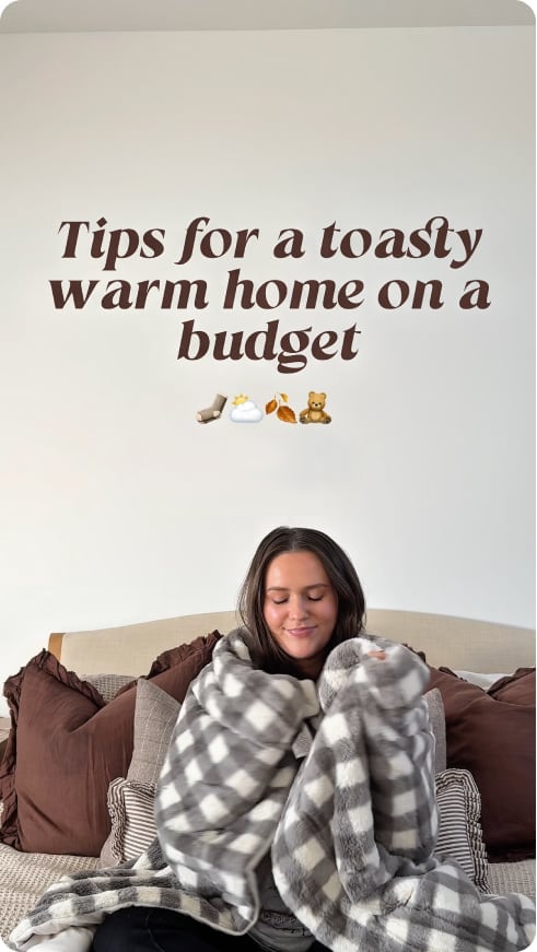 Tips for a toasty warm home on a budget
