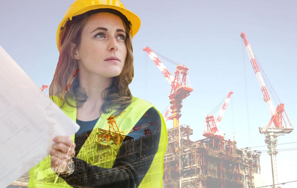 Cranes Construction Banner