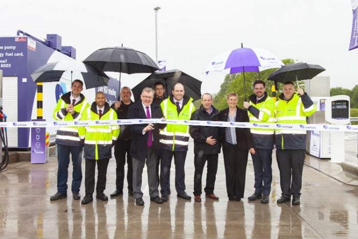 MP Opens Certas Energy’s Pioneering Refuelling Bunker At The ‘fechan Truckstop