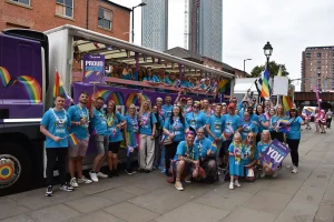 Certas Energy and Flogas Colleagues at Manchester Pride parade.