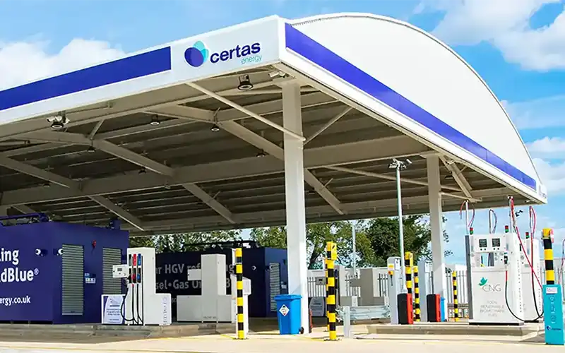 Certas Energy forecourt.